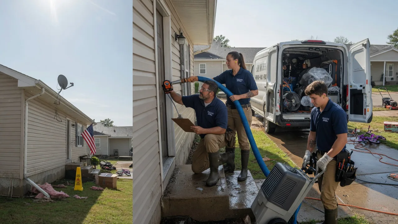 Ceiling Water Damage Restoration in Dellroy, OH near me
